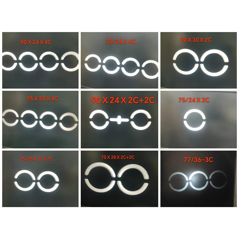 HOY renkli içi boş kıvrımlı iplik serisi